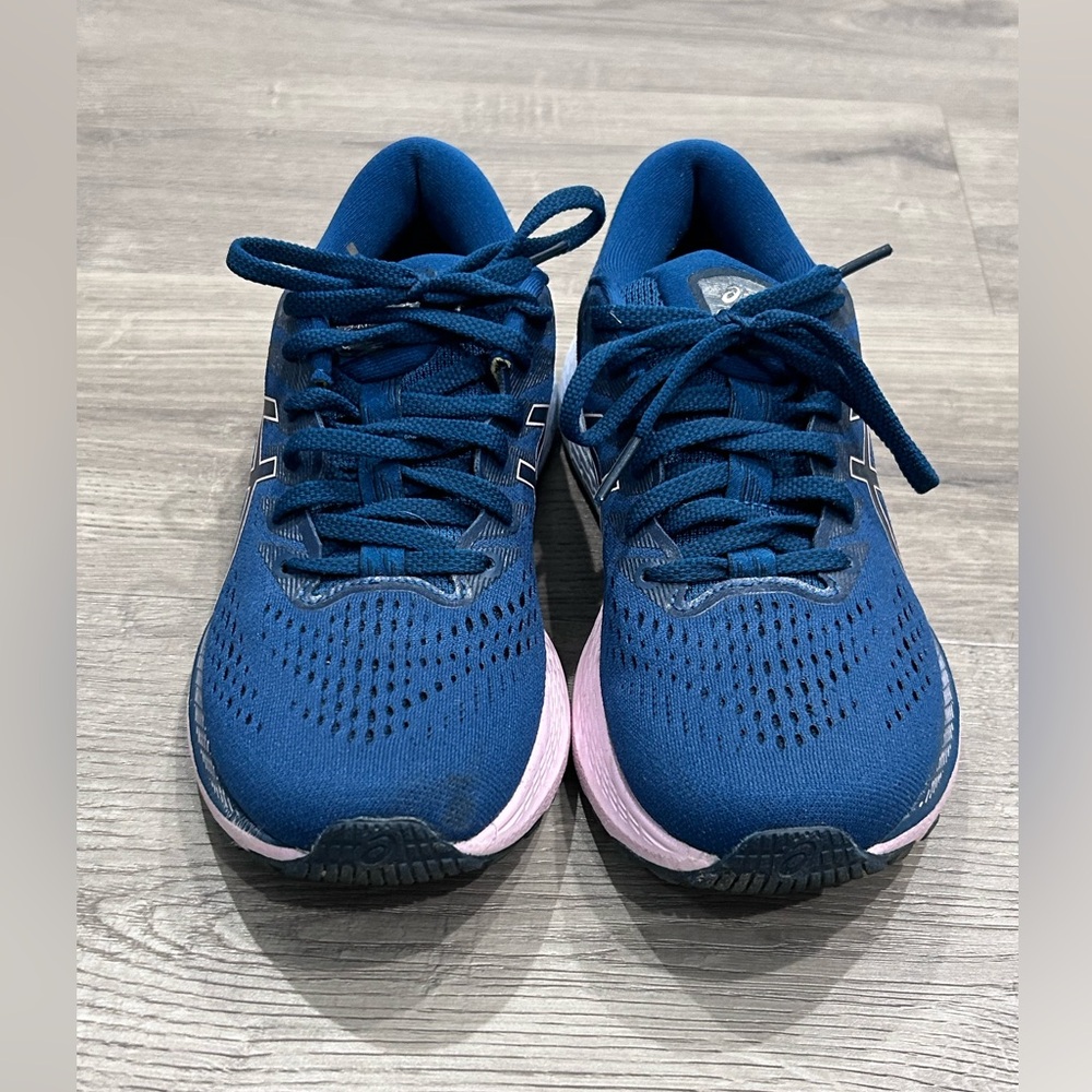 ❥𝙖𝙨𝙞𝙘𝙨: Women's Gel-Kayano 28 - Mako Blue Barely Rose - Picture 8 of 16